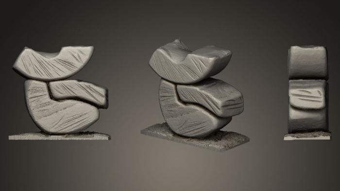 Stones and shells (ROCKS_0014) 3D model for CNC machine